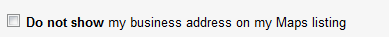 Hide Address