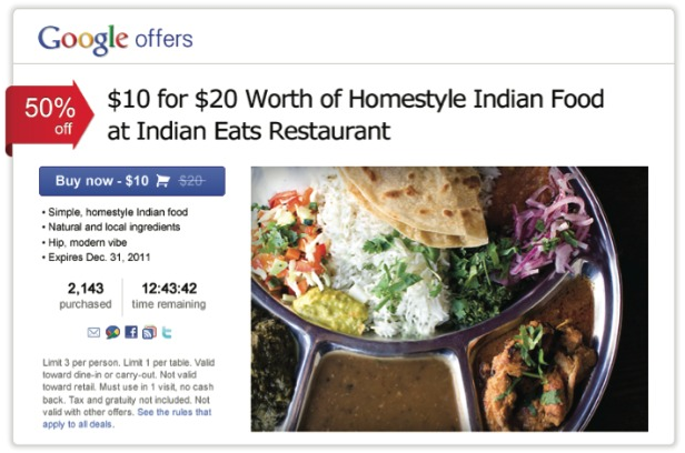 Google Offers to Challenge Groupon