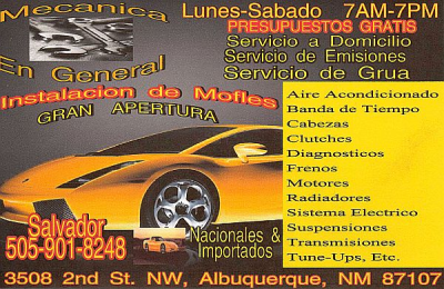 Auto Repair Albuquerque on Mecanica En General   Auto Repair Shop   Albuquerque  Nm 87107